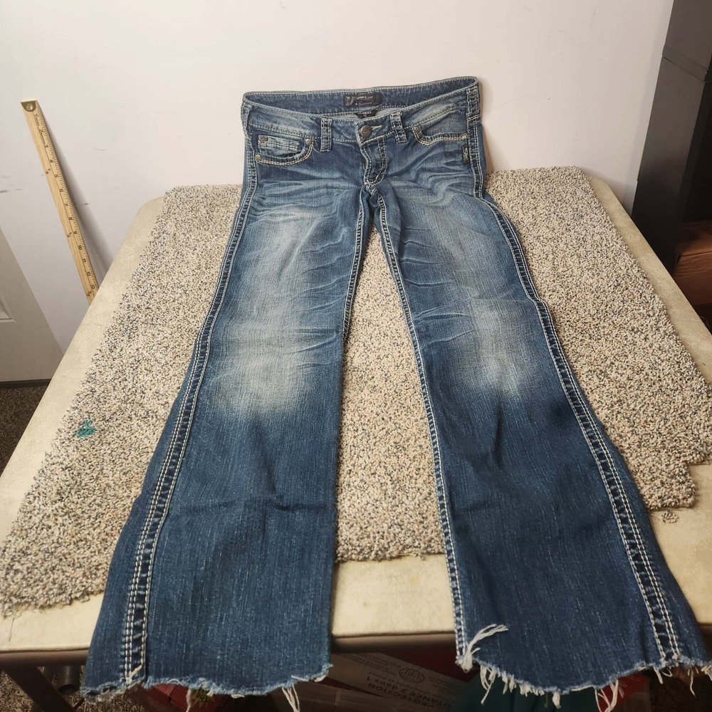 Silver Jeans Frances Bootcut‎ Womens W29  Altered Length 32 Inseam Medium Wash